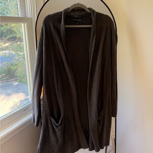 Barefoot Dreams Charcoal CozyChic Lite Cardigan